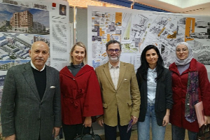 An exhibition of diploma projects of 2023 graduates of the Academy of Architecture and Arts of the Southern Federal University and Damascus University was held in Syria