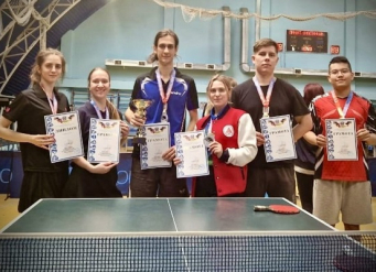 Команда ЮФУ завоевала серебро на Чемпионате Ростовской области по настольному теннису